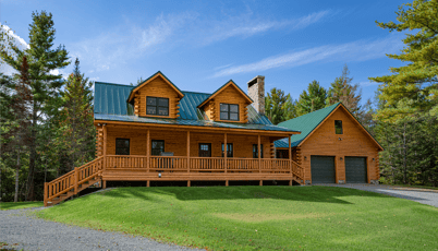 New Hampshire Log Cabin