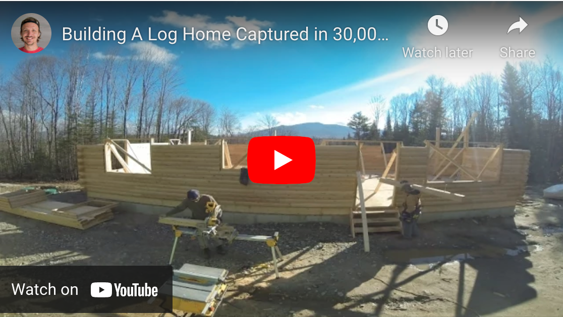 log home timelapse gopro